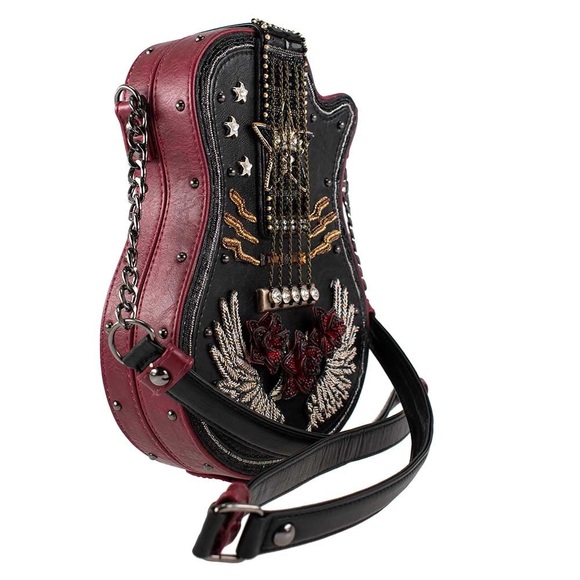 Mary Frances ‘I'm a Star’ Crossbody Guitar Handbag - Picture 4 of 7